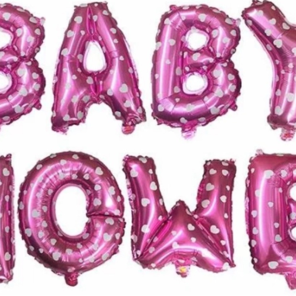 Mcolour Ballon Baby Shower Girl Foil Ballon - Picture 5 of 5